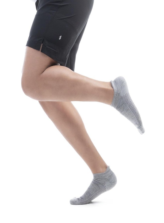 Avantic Alpaca Wool Running Socks - No Show Socks with Seamless Toe, Cushioned Sole & and Arch Support for Men & Women - Image 4